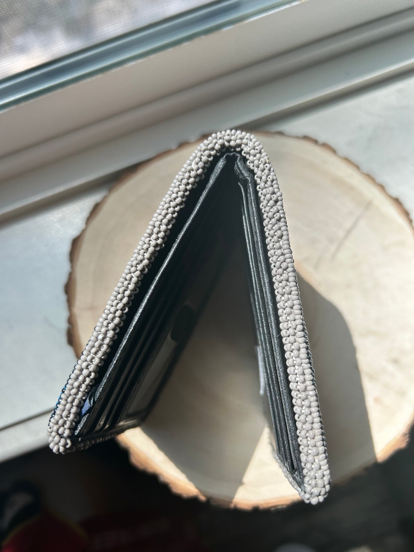 Fully Cut-Beaded Wallet