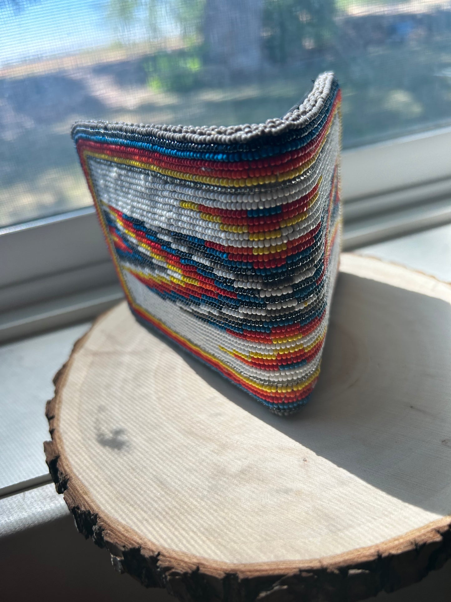 Fully Cut-Beaded Wallet