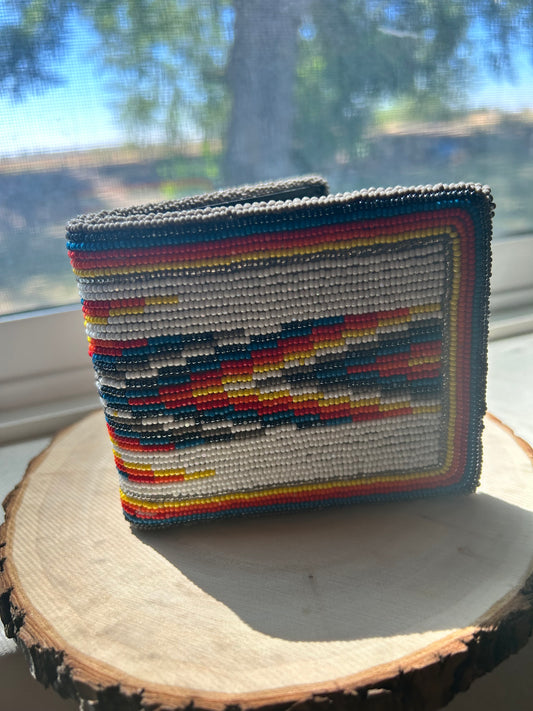 Fully Cut-Beaded Wallet