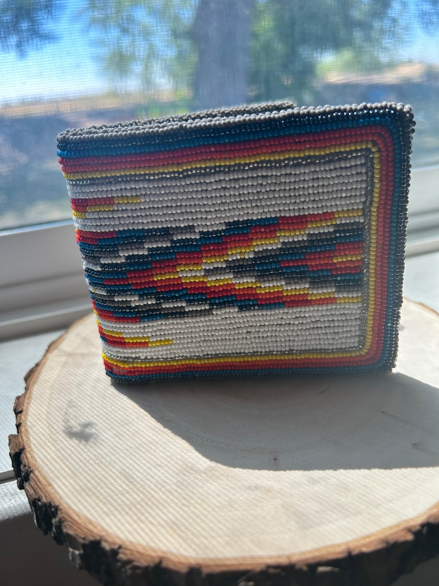 Fully Cut-Beaded Wallet