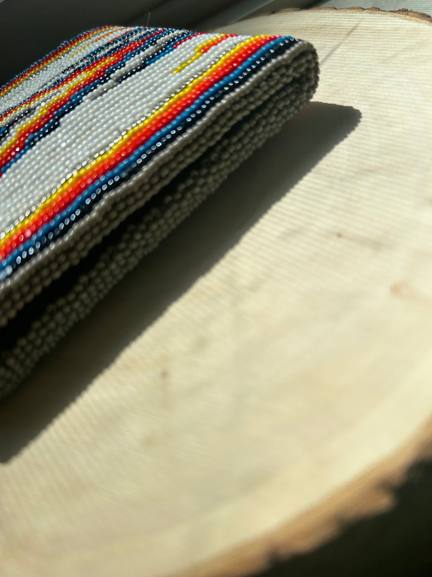 Fully Cut-Beaded Wallet