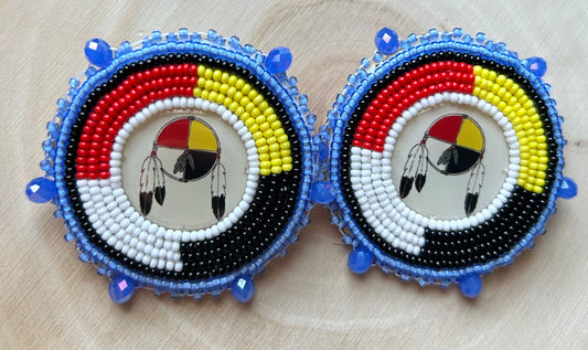 Medicine Wheel With Blue