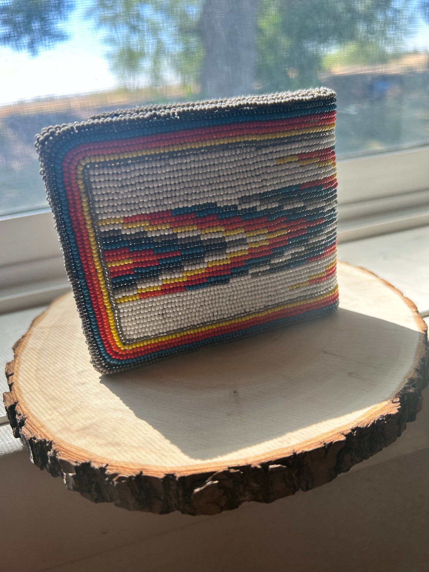 Fully Cut-Beaded Wallet